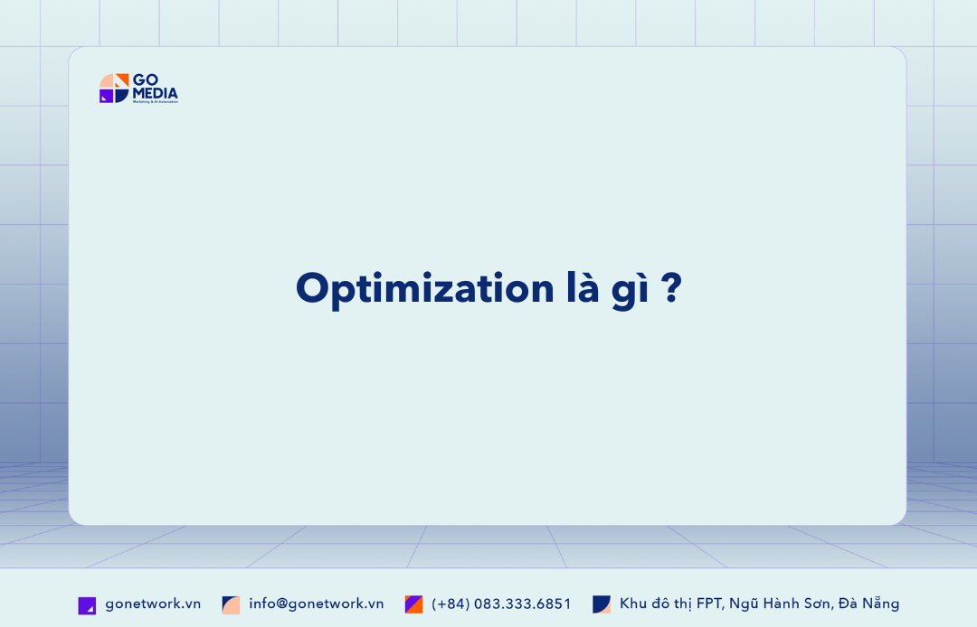 Optimization là gì