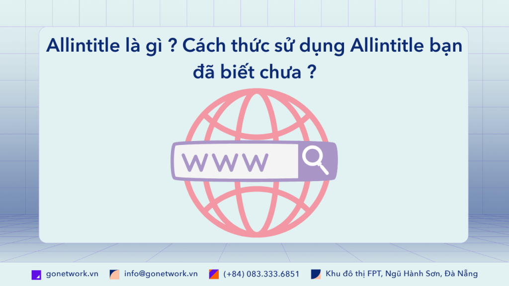 Allintitle là gì ?