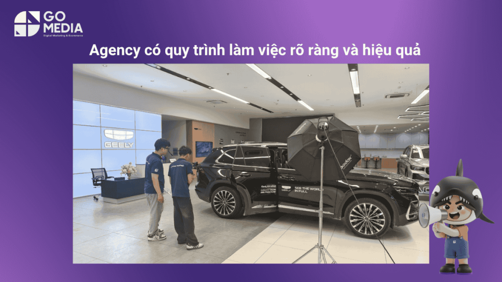 Acency có quy trình làm việc rõ ràng