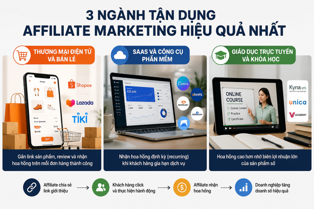 Nhà sáng tạo nội dung quay video đánh giá sản phẩm để quảng bá qua Affiliate Marketing.