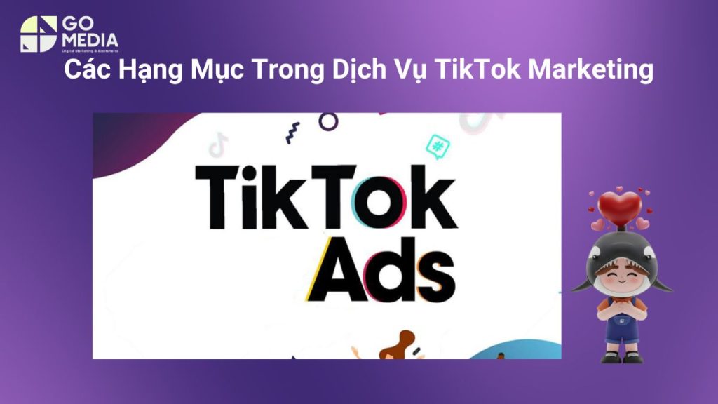 Các Hạng Mục Trong Dịch Vụ TikTok Marketing Trọn Gói