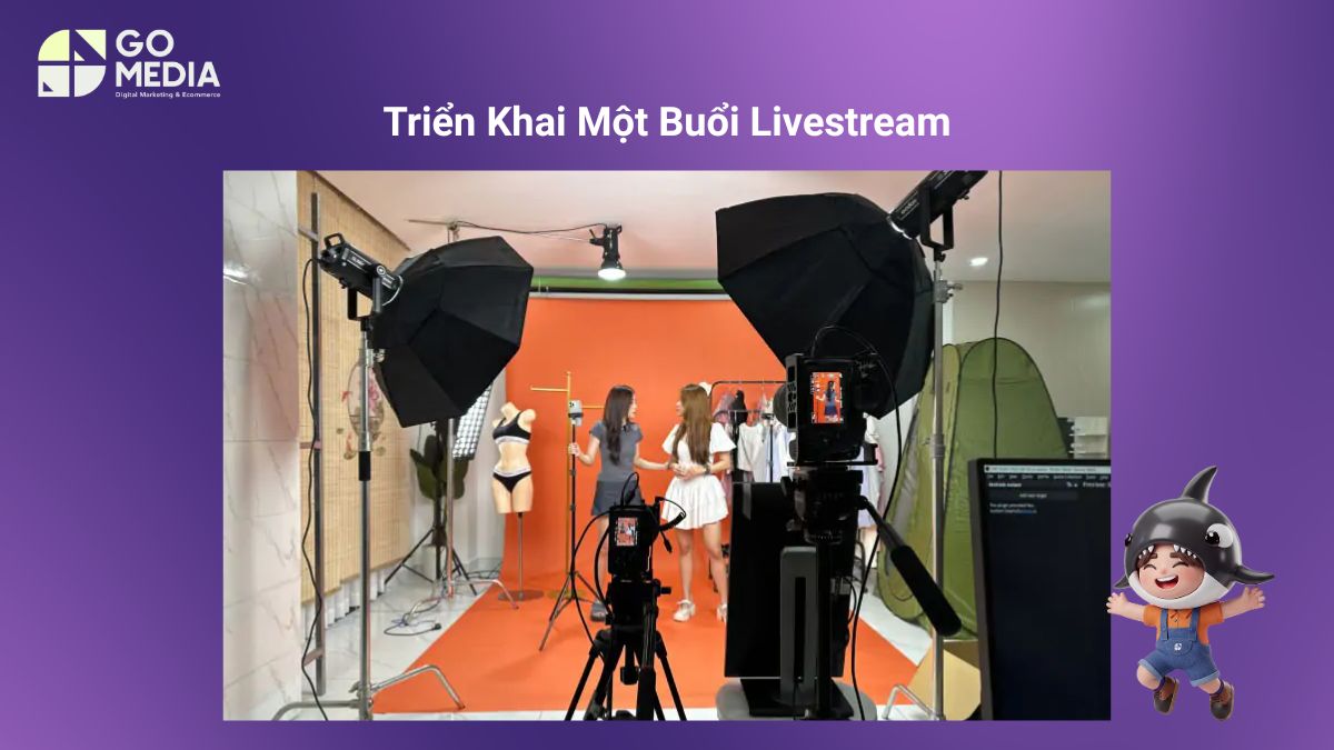 Quy trình triển khai livestream bán hàng TikTok từ chuẩn bị kịch bản, vận hành kỹ thuật đến phân tích hiệu quả sau phiên live.
