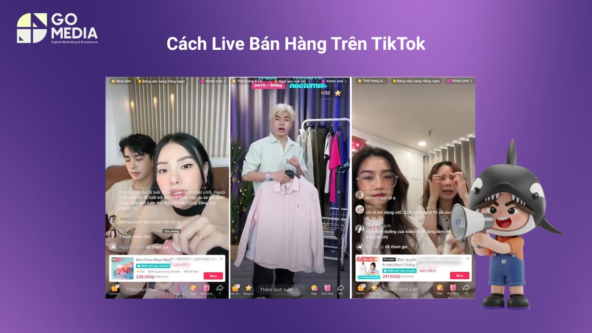 Hướng dẫn từng bước cách livestream bán hàng trên TikTok từ chuẩn bị tài khoản, thiết bị đến chốt đơn trong phiên live.