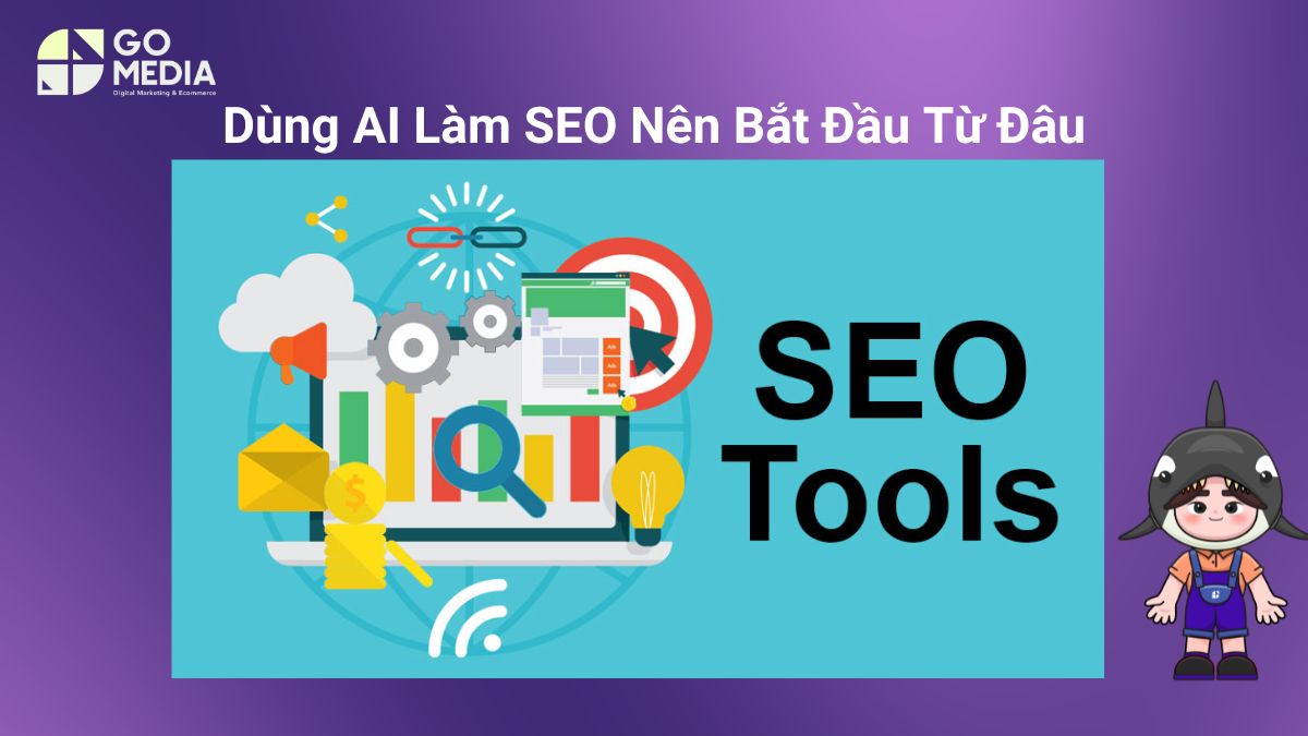 Quy trình ứng dụng AI vào SEO từ nghiên cứu từ khóa, xây dựng outline đến biên tập nội dung.