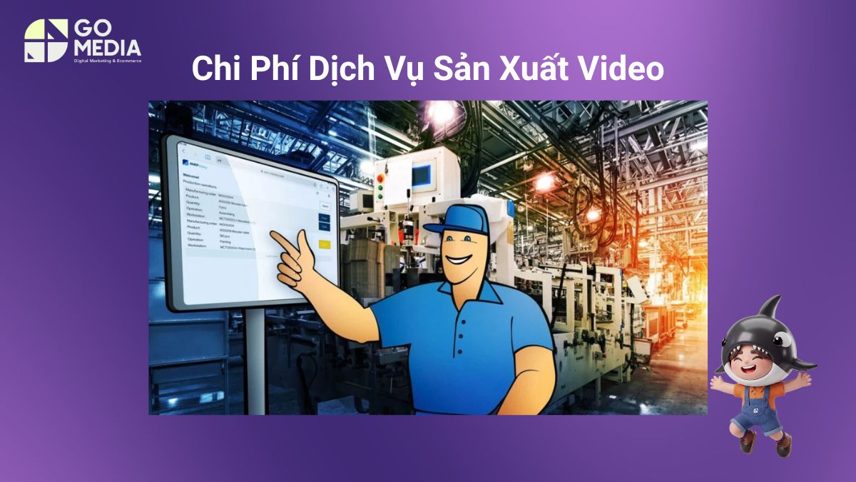 Các yếu tố ảnh hưởng đến chi phí dịch vụ sản xuất video như loại video, quy mô ê-kíp, thời gian quay và mức độ hậu kỳ.