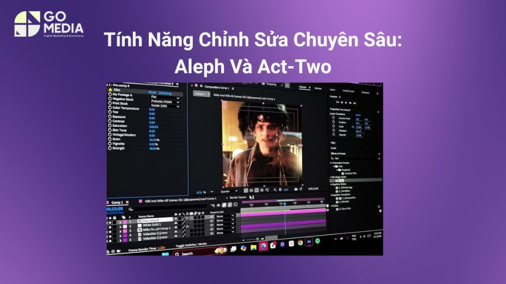 Runway ML với các tính năng Aleph và Act-Two hỗ trợ chỉnh sửa video AI chuyên sâu và chuyển động nhân vật bằng trí tuệ nhân tạo.