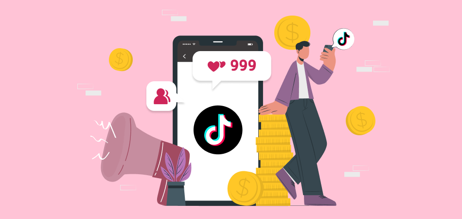 Bảng thống kê doanh thu và hoa hồng TikTok Affiliate Marketing trên điện thoại.