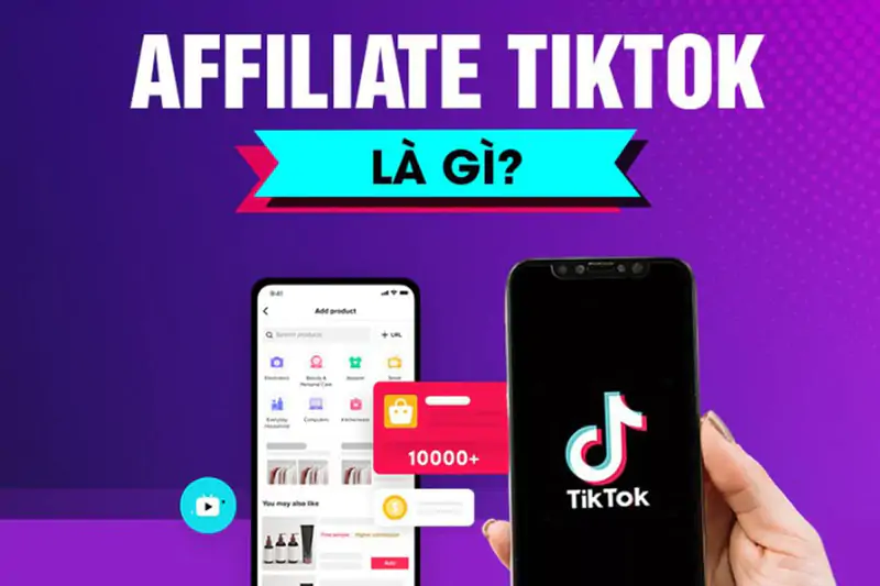 Mô hình hoạt động của TikTok Affiliate giữa người bán, creator và TikTok Shop.