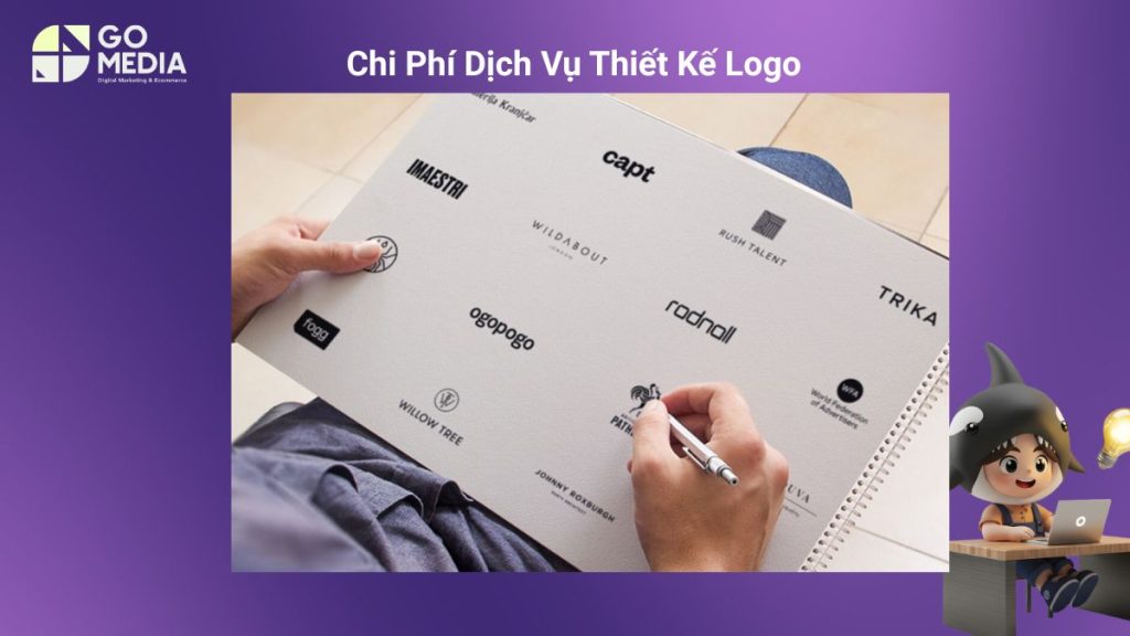 Minh họa sự khác biệt giữa thiết kế logo và bộ nhận diện thương hiệu, cùng các yếu tố ảnh hưởng đến chi phí thiết kế logo Đà Nẵng.