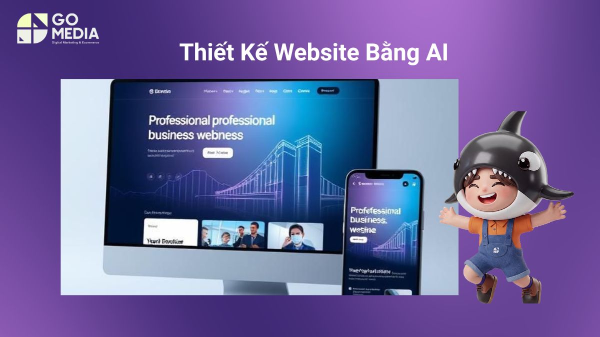 Quy trình 5 bước thiết kế website bằng AI từ chọn công cụ, viết prompt đến tối ưu SEO và xuất bản.