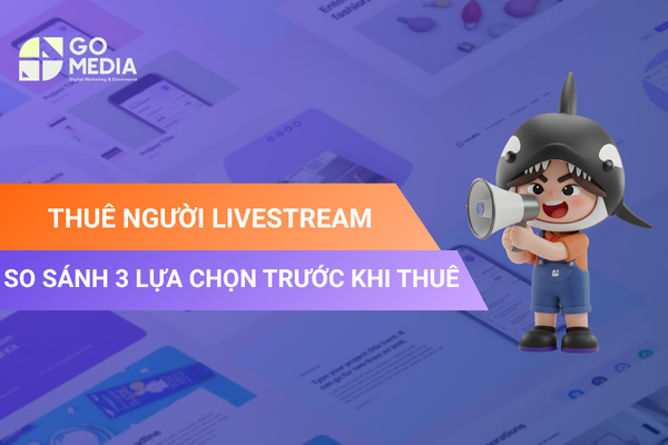 Chủ shop trao đổi với đội ngũ agency để thuê người livestream chuyên nghiệp cho phiên bán hàng.