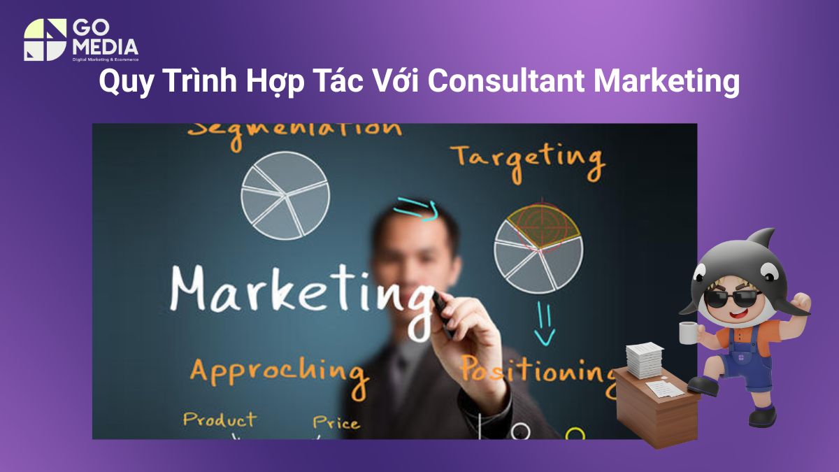 Quy trình hợp tác với consultant marketing tại Go Media từ tư vấn, lập kế hoạch đến triển khai và tối ưu chiến lược.