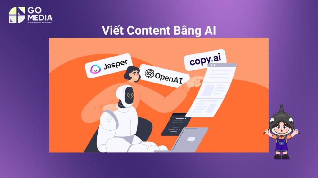 Quy trình 5 bước viết content bằng AI từ lập dàn ý, viết prompt, tạo bản nháp đến biên tập và tối ưu SEO.