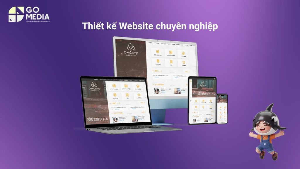 Thiết kế web chuyên nghiệp giúp doanh nghiệp xây dựng thương hiệu, tối ưu trải nghiệm người dùng, tăng chuyển đổi và tạo nền tảng SEO.