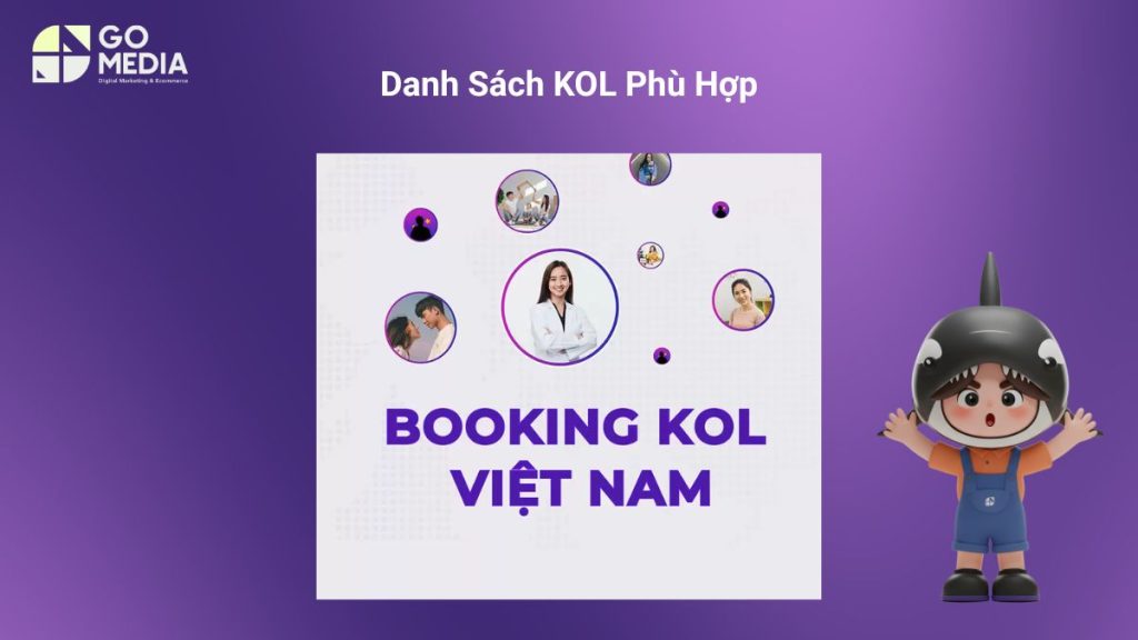 Minh họa bước lọc danh sách KOL Local Đà Nẵng dựa trên lĩnh vực sản phẩm, lượng tương tác thực và mức độ phù hợp với chiến dịch.