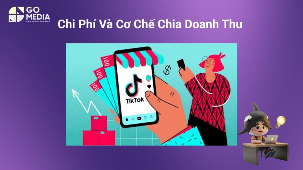 Minh họa chi phí và cơ chế chia doanh thu khi creator hợp tác với MCN, bao gồm tỷ lệ chia sẻ, doanh thu và các điều khoản hợp đồng.