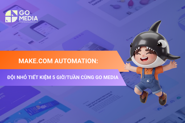 Make.com automation giúp đội ngũ nhỏ tự động hóa các tác vụ lặp lại và tiết kiệm thời gian làm việc mỗi tuần.