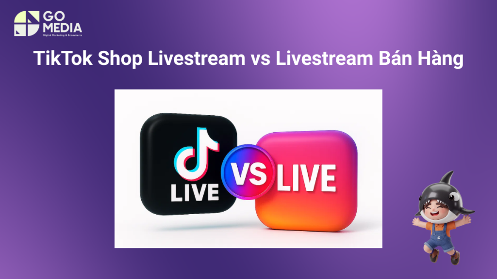 TikTok Shop livestream khác livestream thông thường ở mục tiêu chốt đơn, tích hợp giỏ hàng và các chỉ số đo lường chuyển đổi.